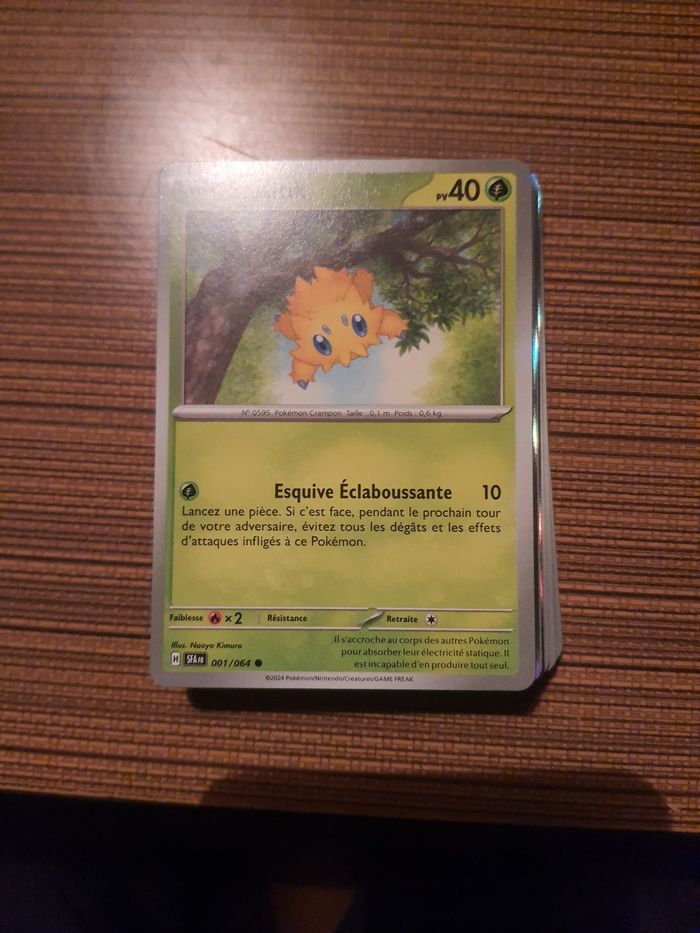 Lot de 44 cartes pokemon série fable nébuleuse