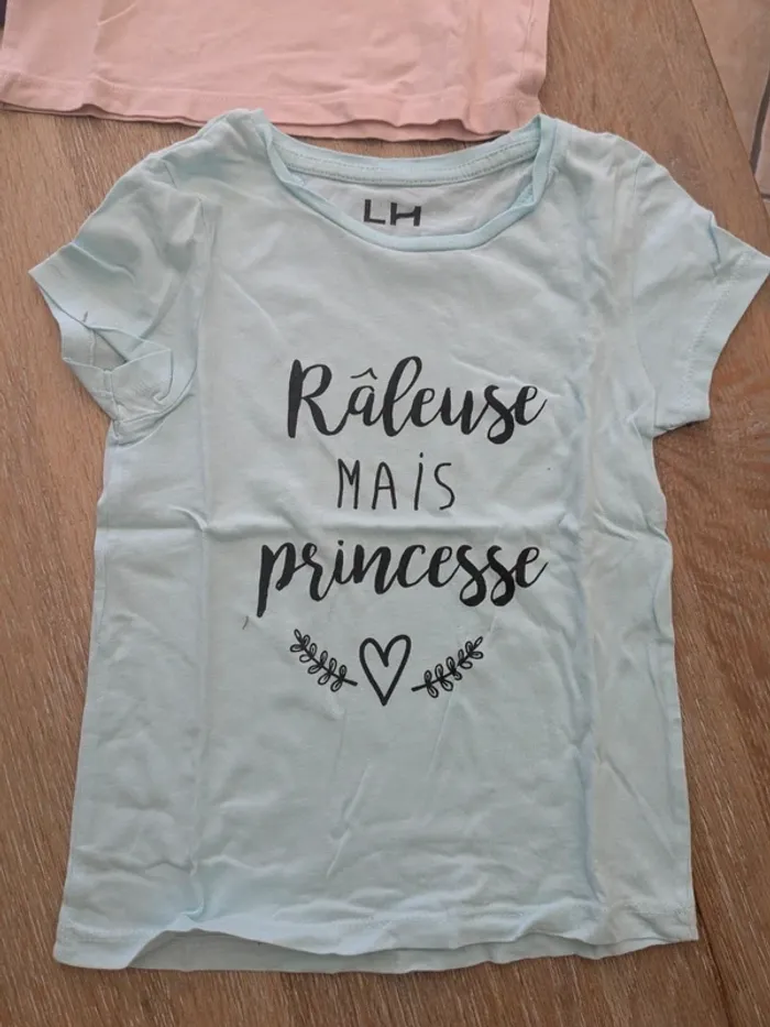 Lot tee shirt fille 6 ans - photo numéro 10