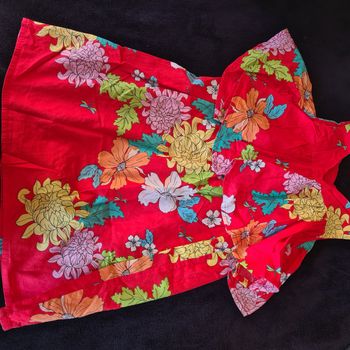 Robe multicolore