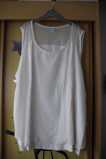 Top voile Blanc