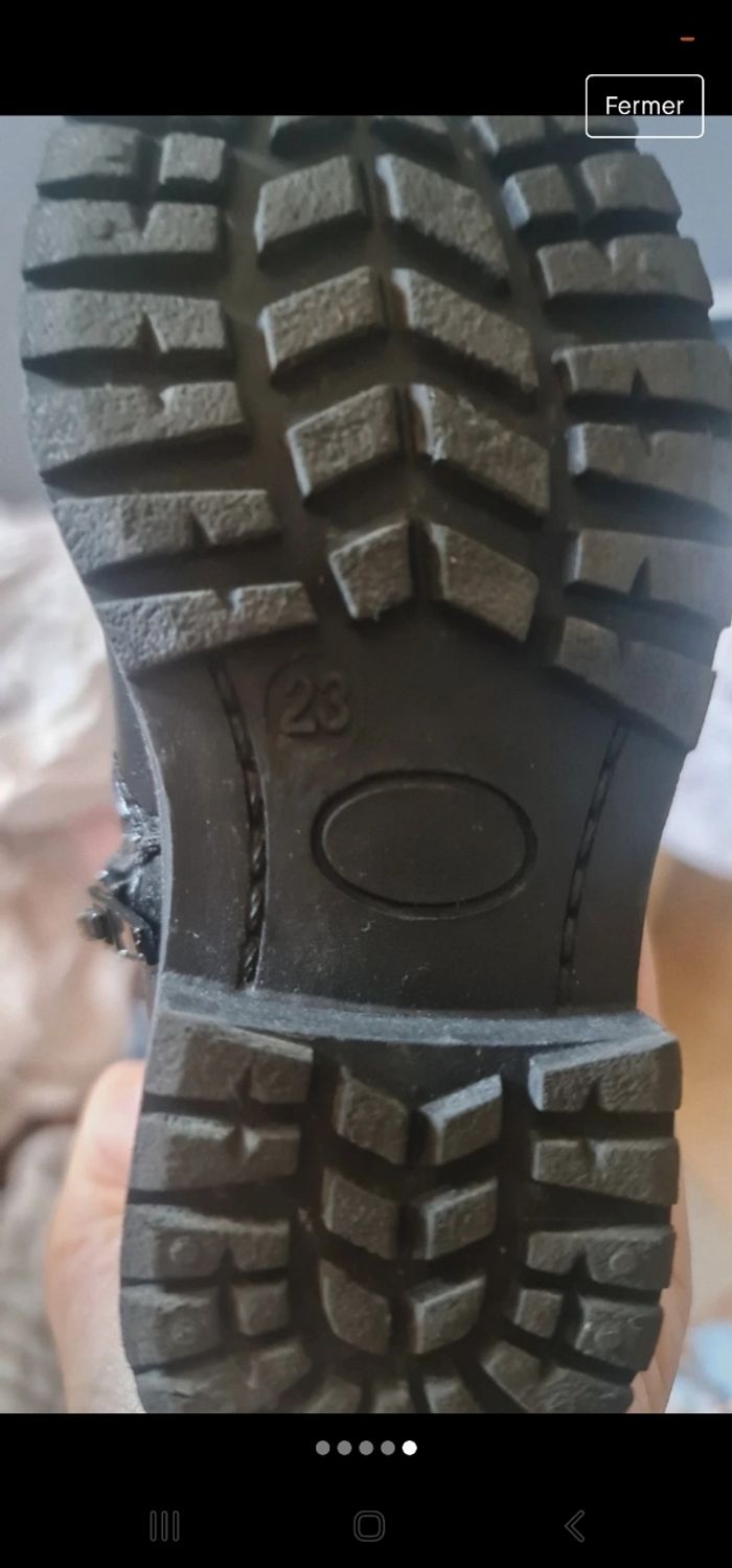 Botte fille taille 23 - photo numéro 3