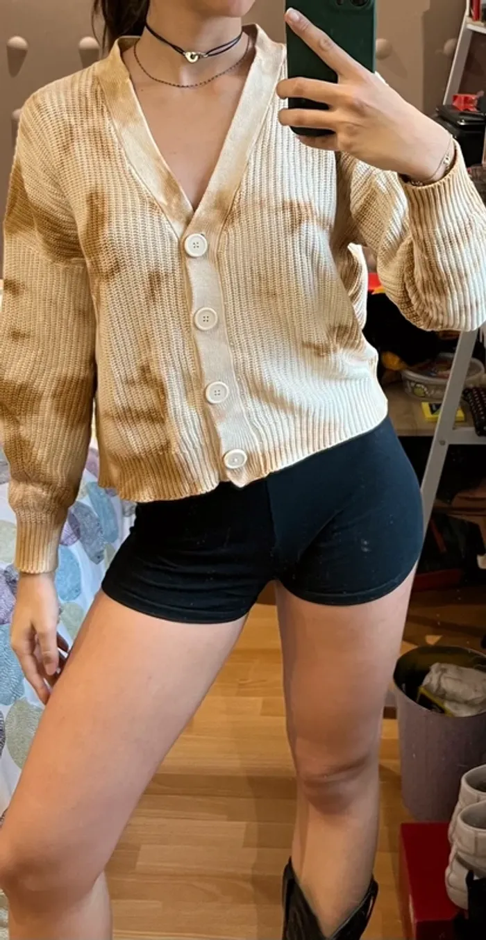 pull beige bershka - photo numéro 2