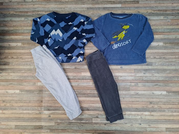 Lot de 2 pyjamas chauds garçon 3 ans