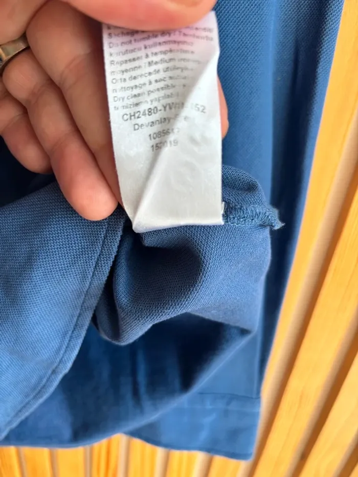 Chemise Lacoste bleue - photo numéro 4
