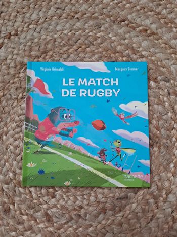 Livre enfant Le match de rugby de Virginie Grimaldi