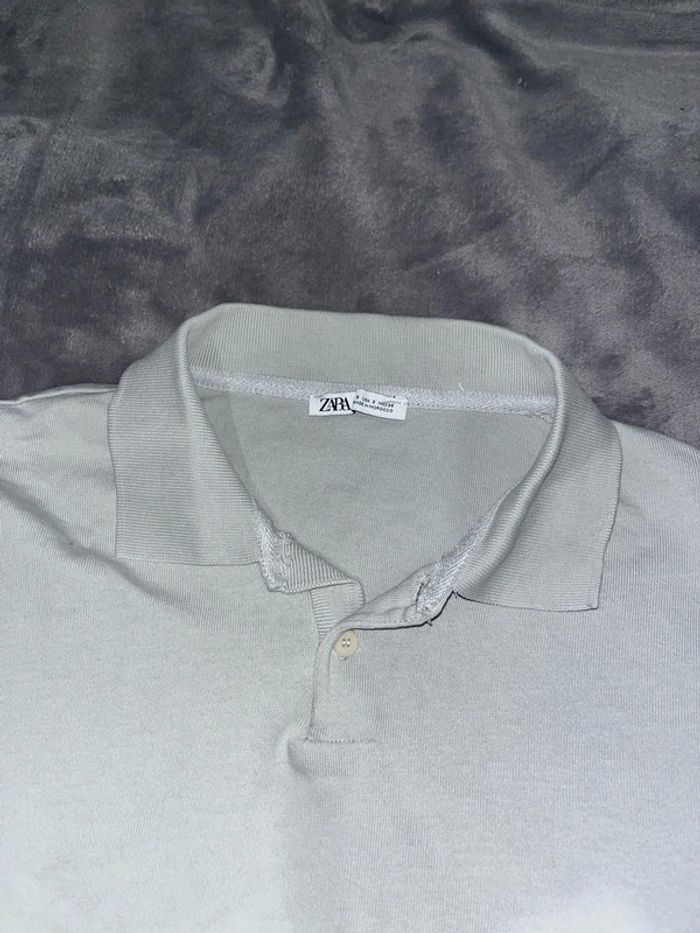Polo gris homme S 36 Zara - photo numéro 2