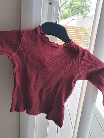 Pull léger bordeaux