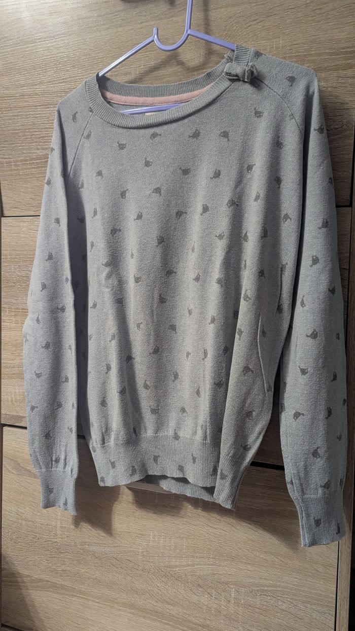 Pull gris banana moon
