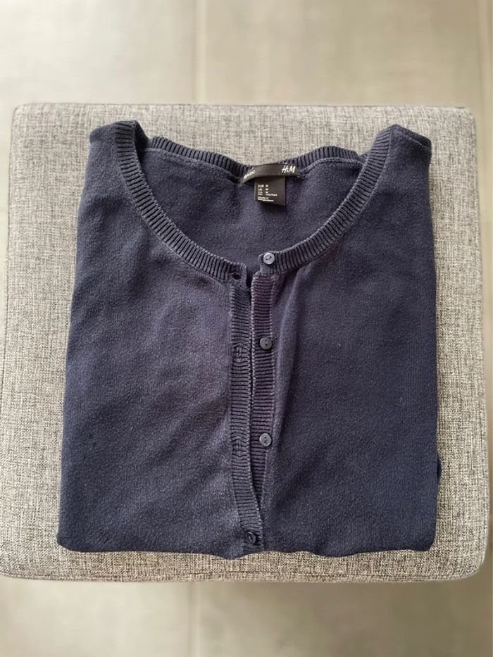 Gilet bleu foncé - photo numéro 4