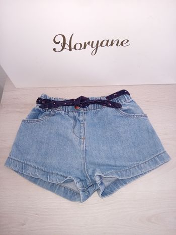 Short en jeans