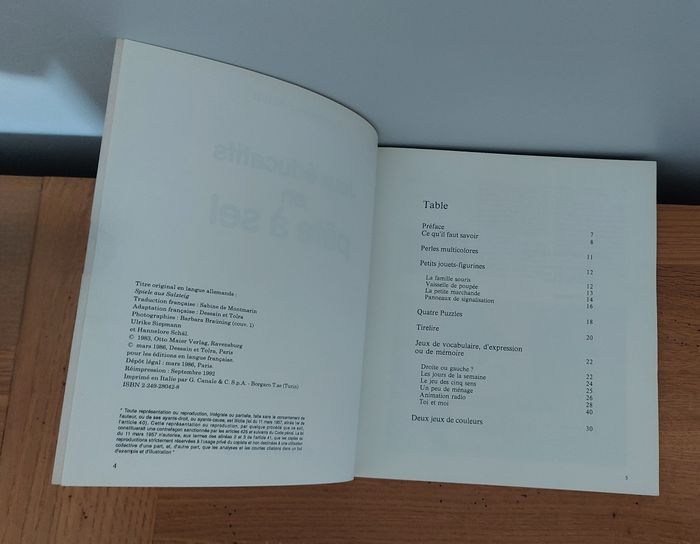 Jeux éducatifs en pâte à sel - dessain et tolra - 1992 - photo numéro 3