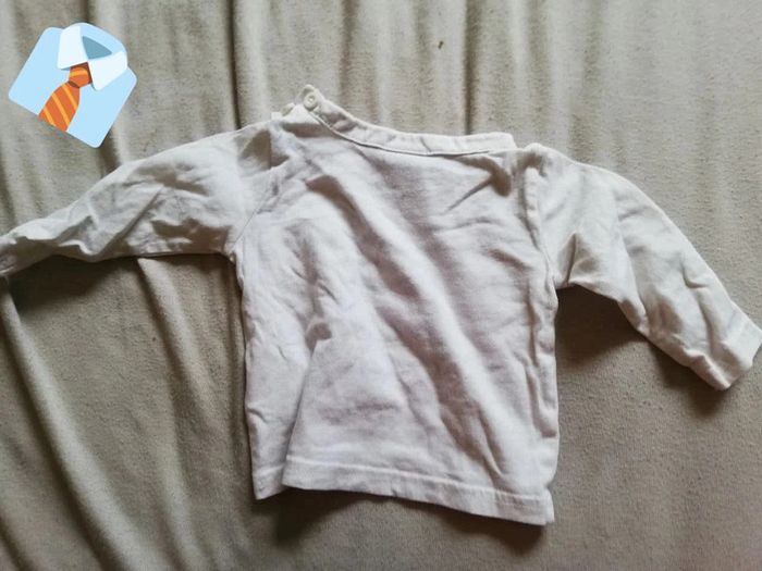 Maillot Manches Longues "Tape à l'Oeil" avec Message - Taille 3 Mois (59 cm) - photo numéro 2