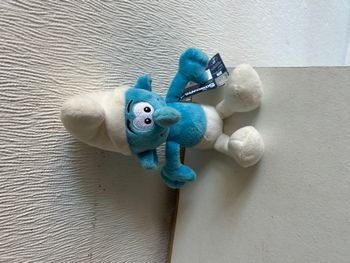 peluche schtroumpf neuf