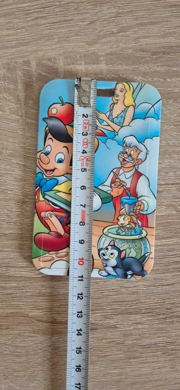 Porte carte d'identité Pinocchio avec lanière fantaisie. - photo numéro 5