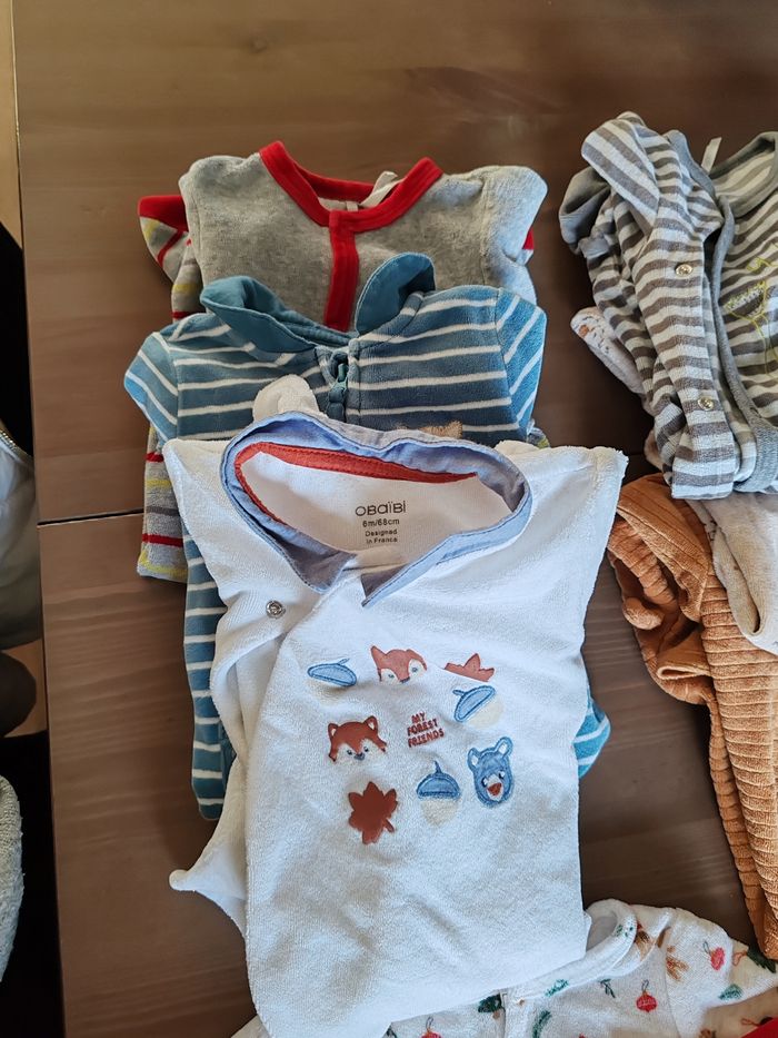 Lot 8 pyjamas 6 mois garçon - photo numéro 2