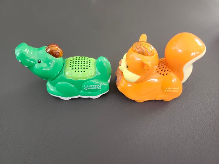 Tut tut bolides animaux lot écureuil noisette et crocodile cracotte voiture enfant - photo numéro 2