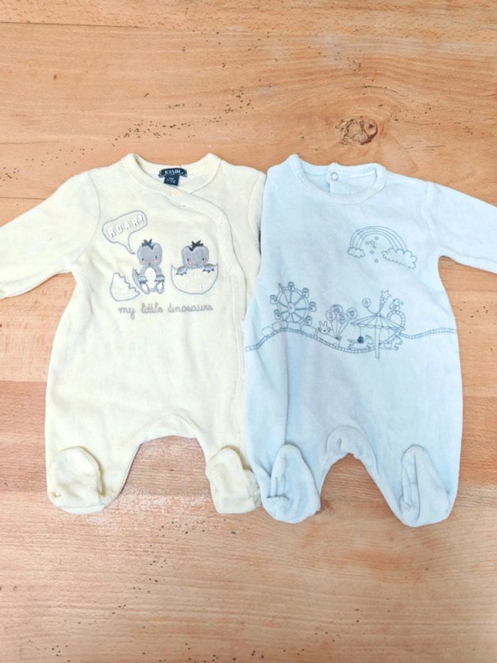 2 grenouillères naissance