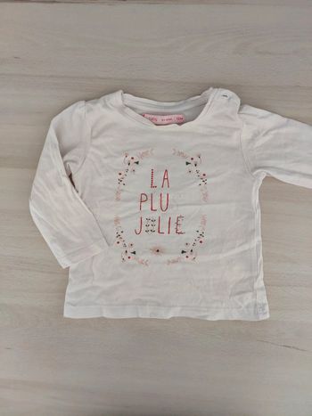 T shirt manches longues 12 mois la plus jolie