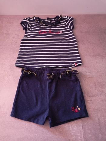 Ensemble été fille 6 mois