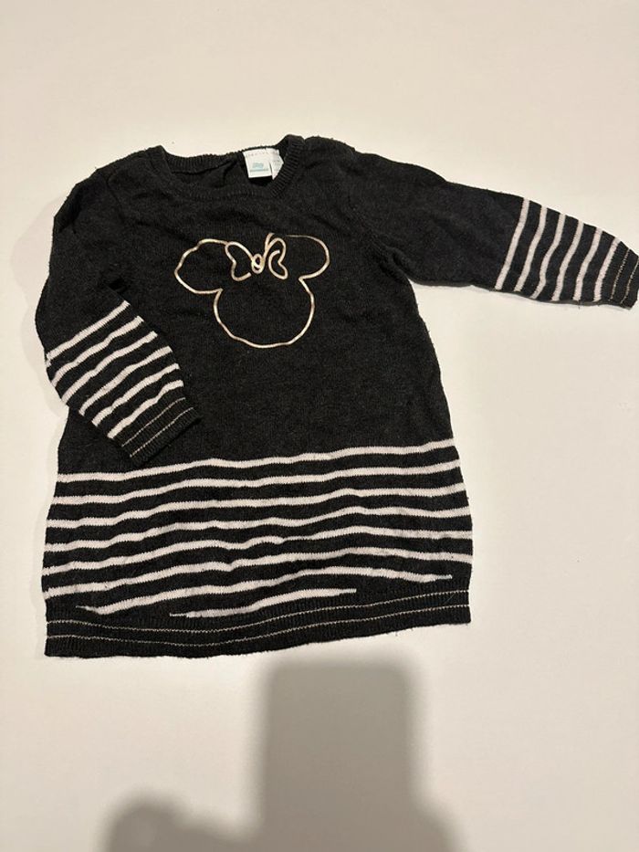 Robe hiver  bebe fille disney minnie 12 mois