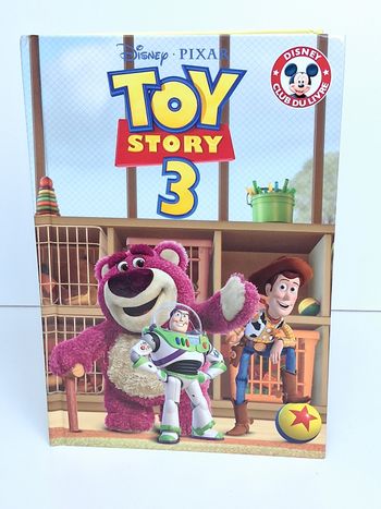 Livre Disney club du livre Toy story 3