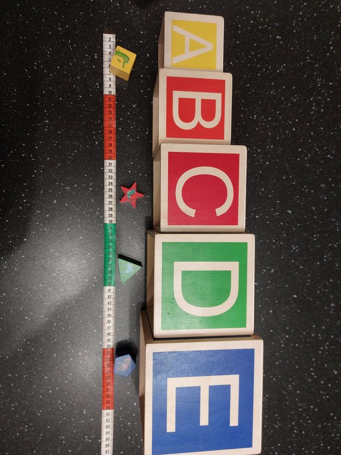 Lot 5 cubes à formes - photo numéro 6