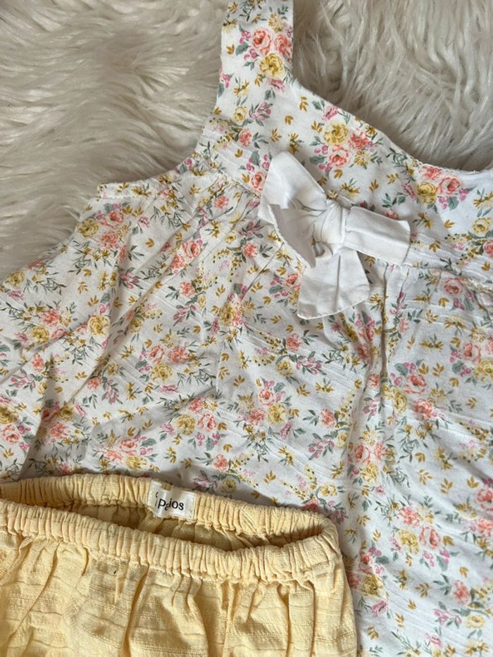 Fille 👧🏻 Ensemble d’été liberty lola palacios taille 18 mois - photo numéro 3