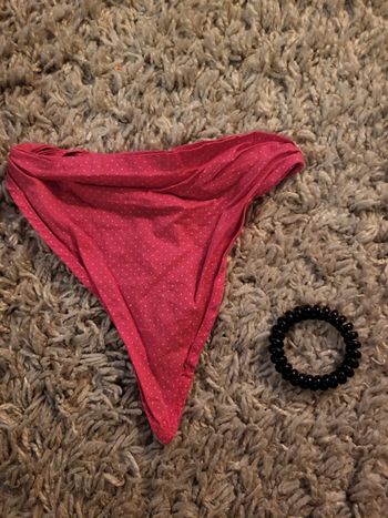 Bandana bandeau TU petite fille avec un chouchou