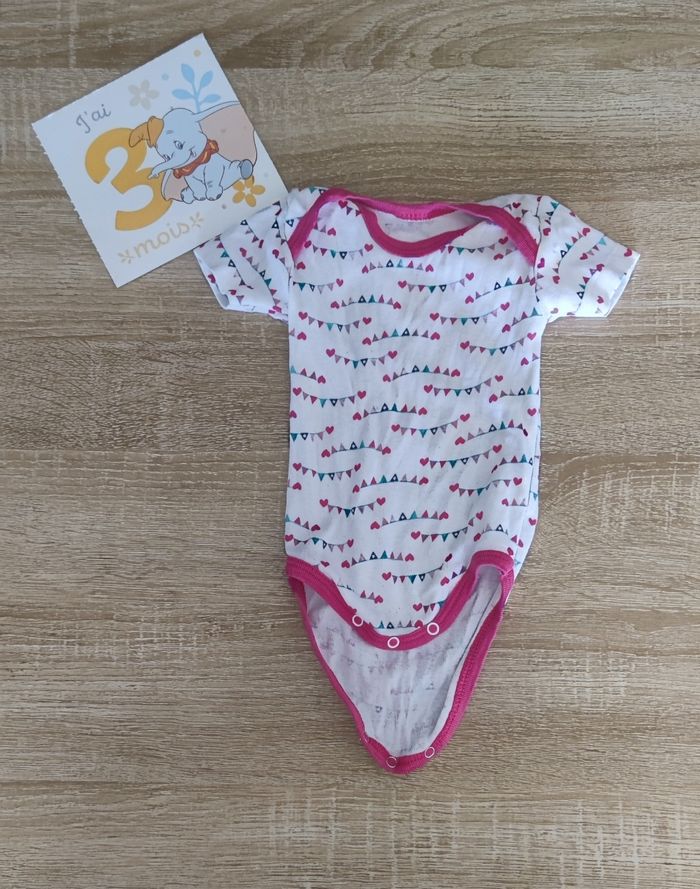 Body fille 3 mois