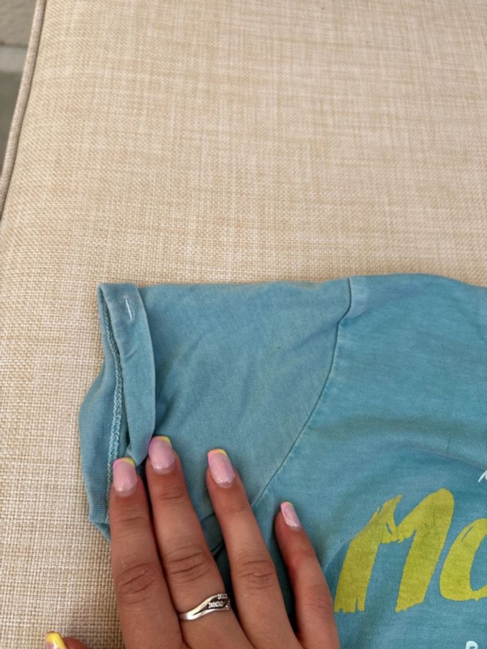 t shirt bleu enfant garçon okaidi taille 8 ans - photo numéro 6