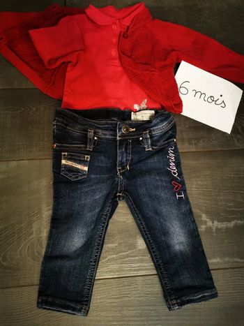 Ensemble bébé fille 6 mois