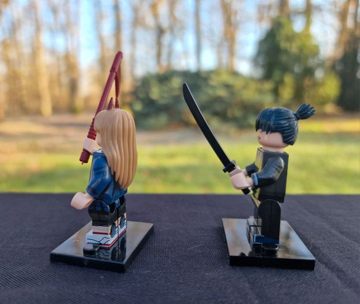 Minifigure Manga Chainsaw Man Power et Hayakawa Aki - photo numéro 2