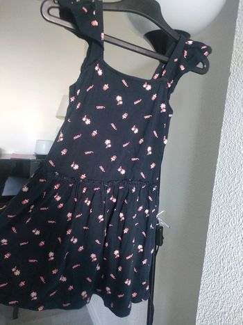 Robe d'été noire Kiabi 6 ans