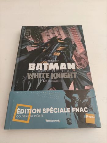 Comics DC Batman curse of the white Knight Fnac édition tirage limité