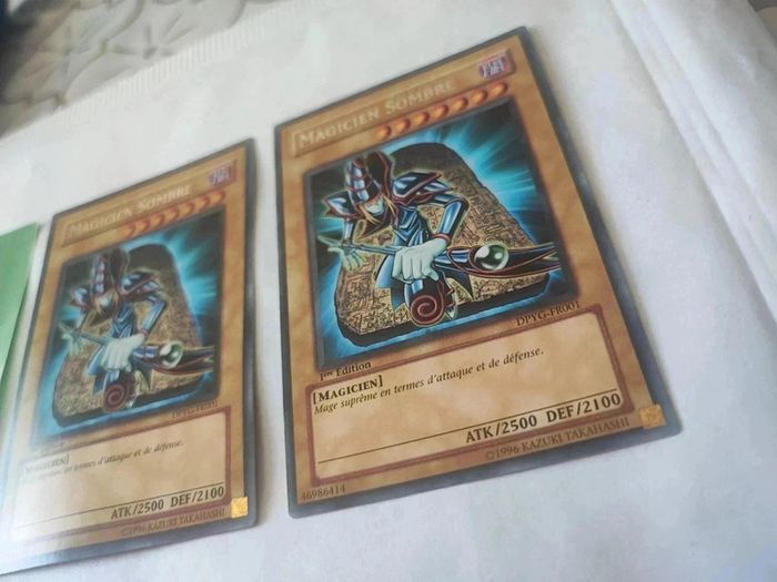 2 cartes Yu-Gi-Oh! Magicien sombre 1 ère édition dpyg-fr001 - photo numéro 7