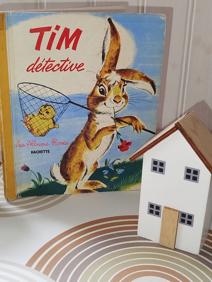 📚 Vintage Hachette Les albums Roses Tim Détective