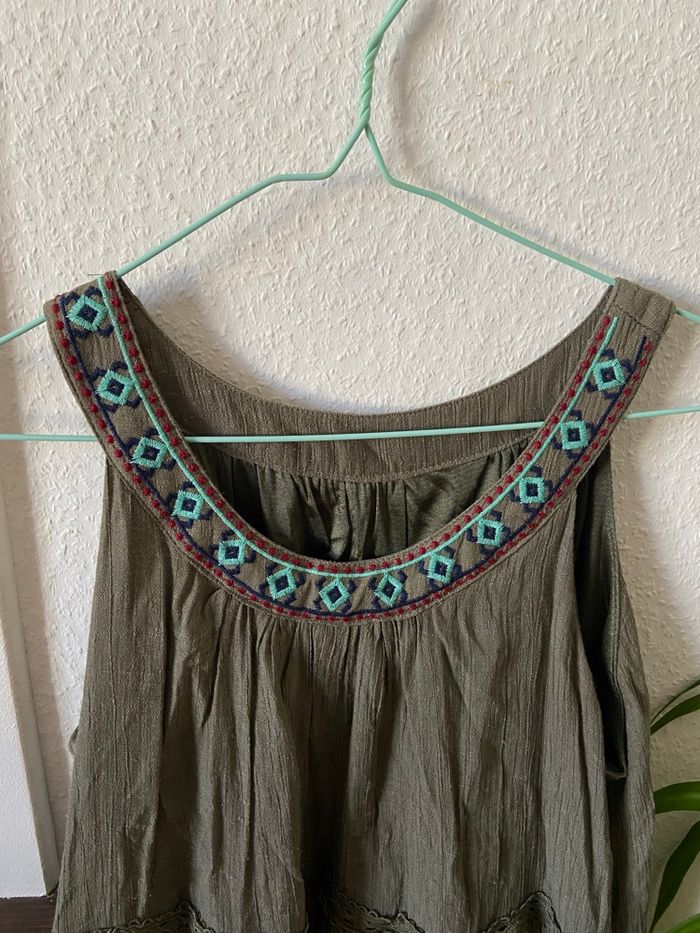 Robe kaki débardeur - photo numéro 2