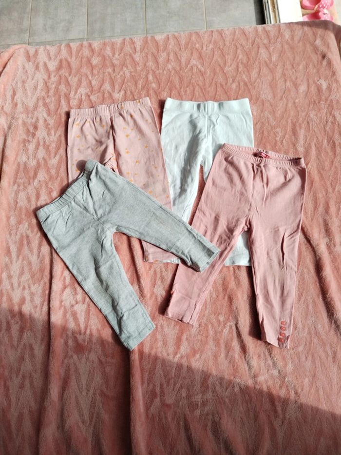 Lot de 4 leggings