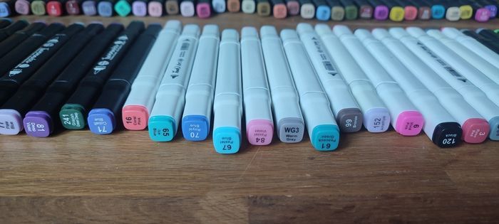 Lot de 87 twinmarker et touch art life - photo numéro 7