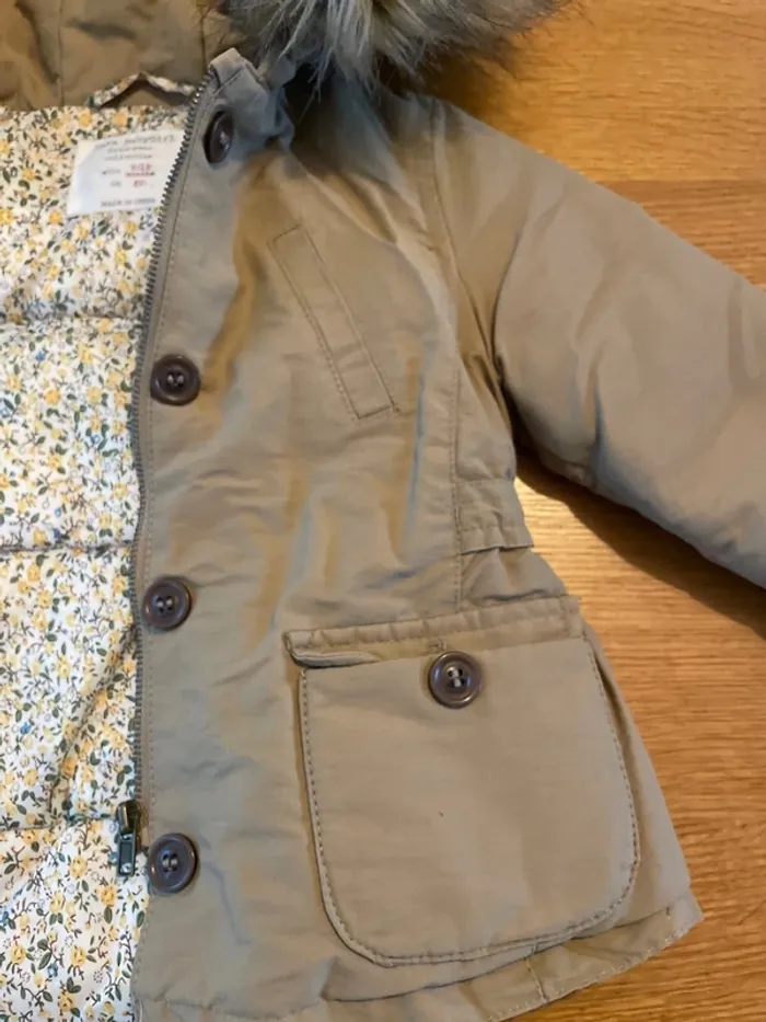 Parka Zara 9-12 mois - photo numéro 3