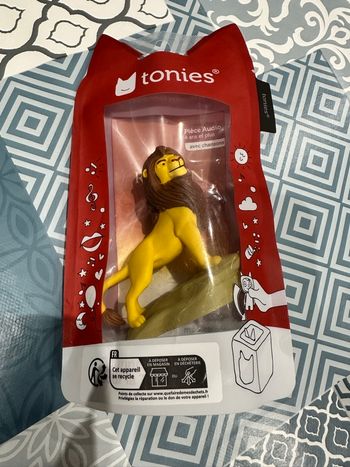 Figurine tonies le roi lion  neuf