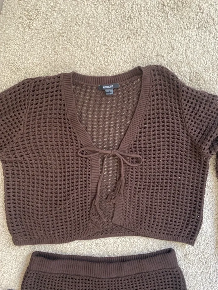 Ensemble en crochet marron Esmara - photo numéro 6
