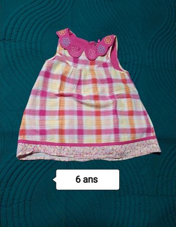Tunique à carreaux orchestra 6 ans