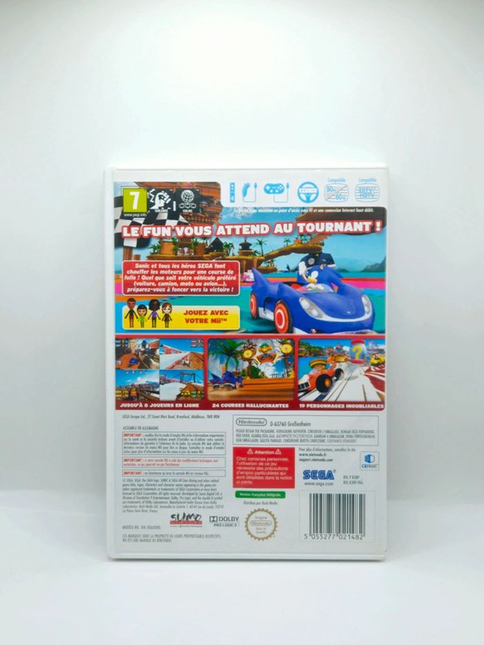 Nintendo Wii # Sonic all stars racing # - photo numéro 2