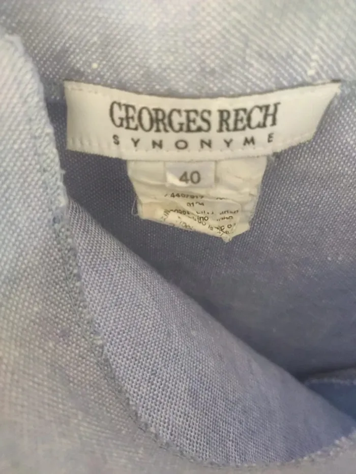 Georges Rech jupe lin 40 Vintage - photo numéro 3