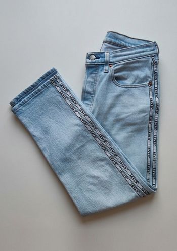 Jean Levi's 501 Original - Logo Tape - Bleu Clair W27 L26
