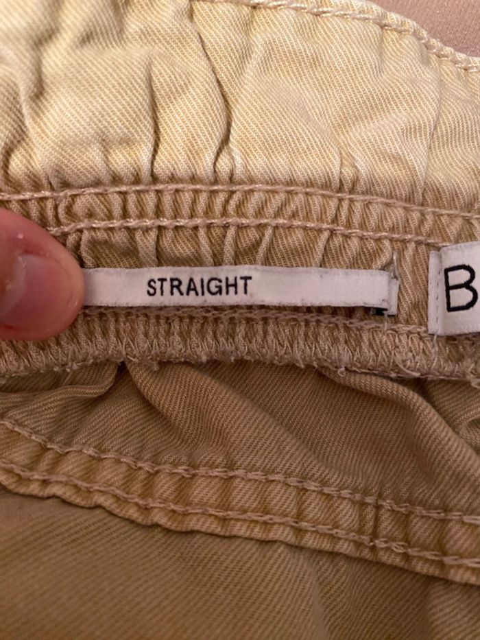Pantalon jeans beige - photo numéro 7