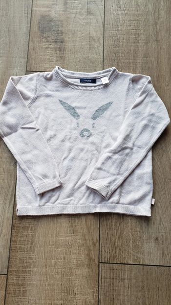Pull Okaidi rose 4 ans