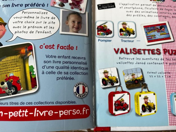 Livre p’tit garçon pompier - photo numéro 6