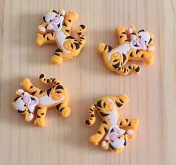 4 Perles silicone Tigrou